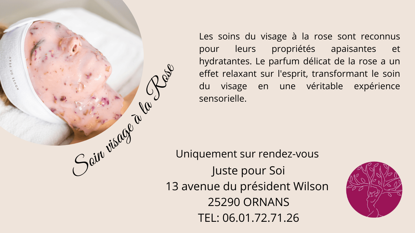 soin visage à la rose